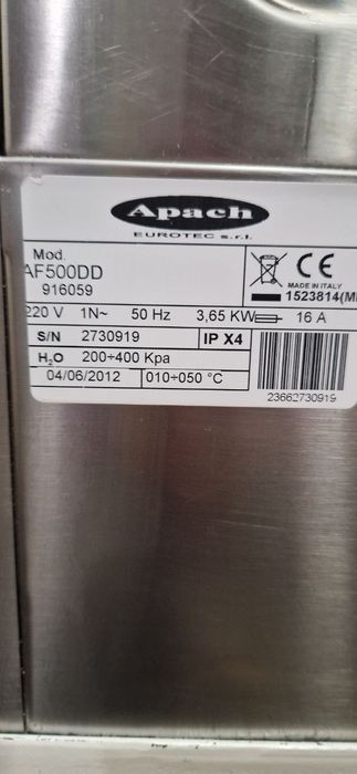 Посудомийка професійна Apach AF500DD