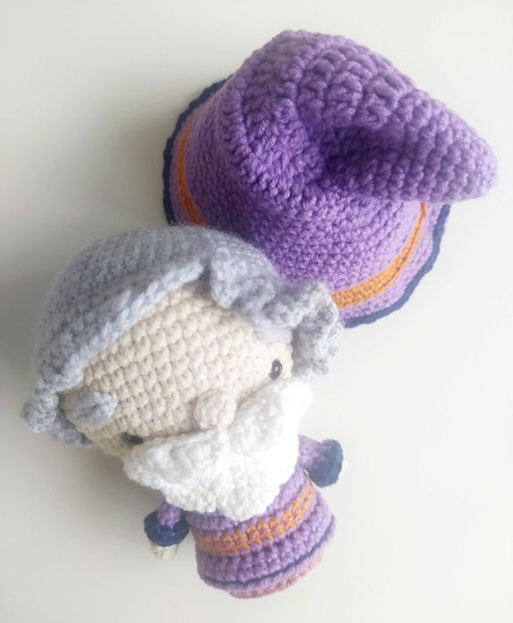 ręcznie robiona maskotka -figurka czarodziej- prezent handmade