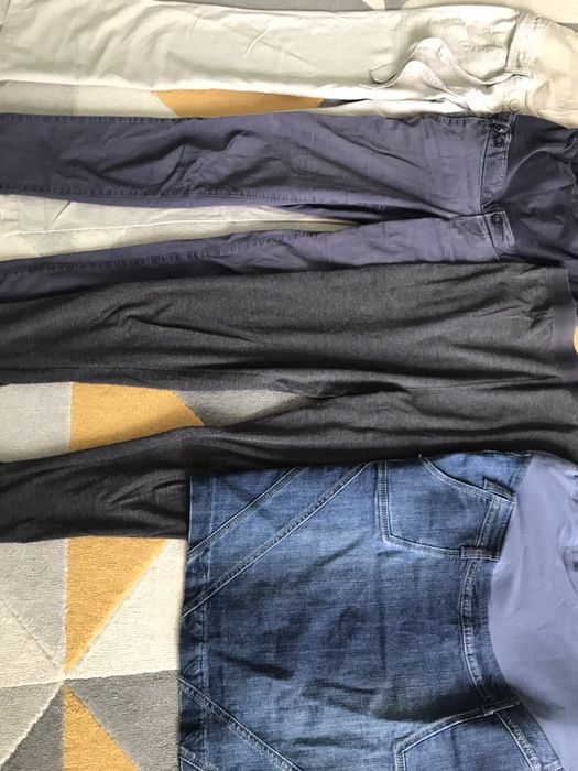 MEGAPAKA na sztuki spodnie ciążowe H&M jeansy ciąża koszula nocna