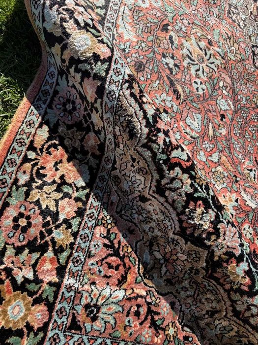 Jedwabny ręcznie tkany dywan perski GHOUM / Qom 310x185 galeria 35 tyś