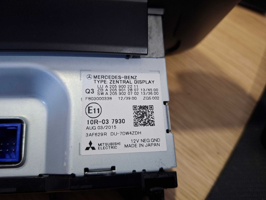 Monitor Original Mercedes C  W205  e S205