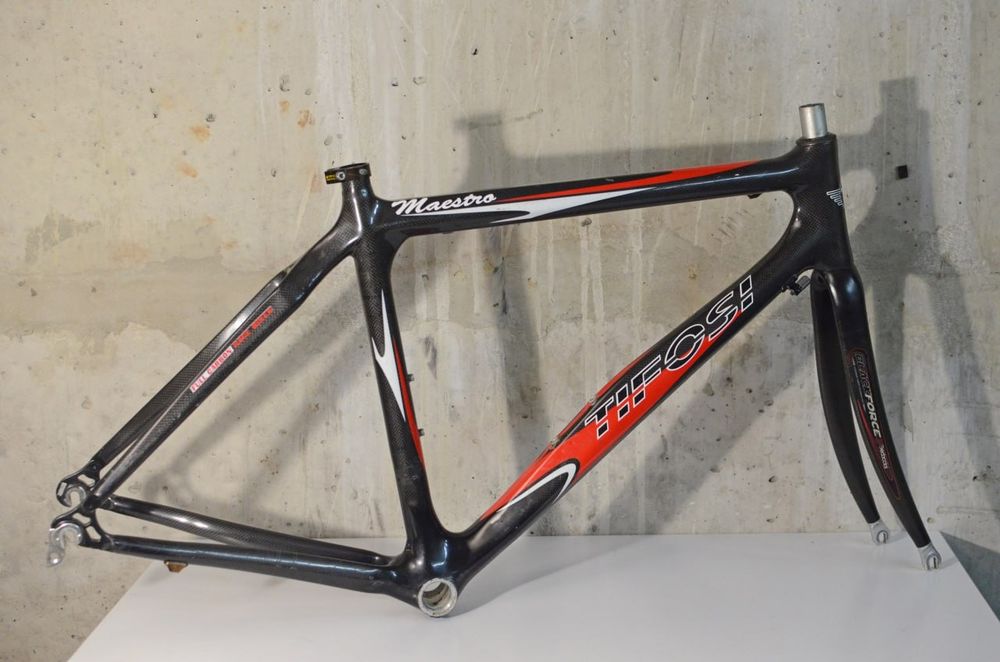 Карбоновий Tifosi Maestro + Dedacciai, фреймсет, розмір S, під 28" і ободні гальма