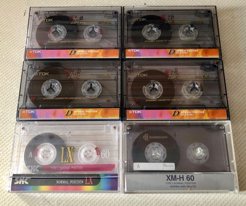 Аудиокассеты 6 штук