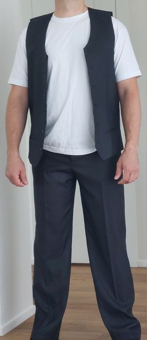 Spodnie i kamizelka garniturowe Tanio!