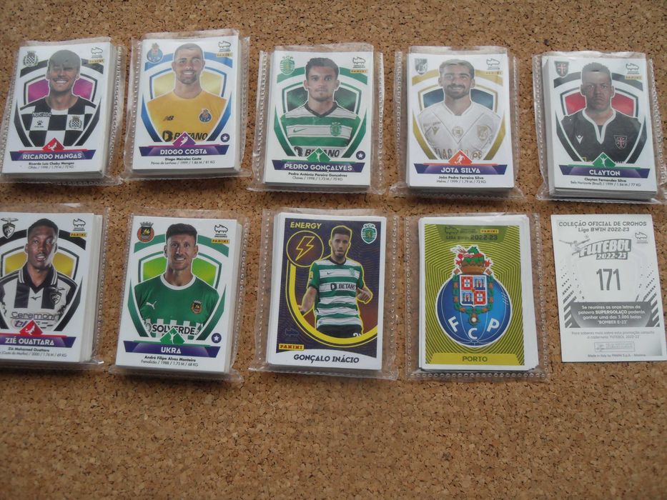 Cromos Futebol antigos desde anos 70