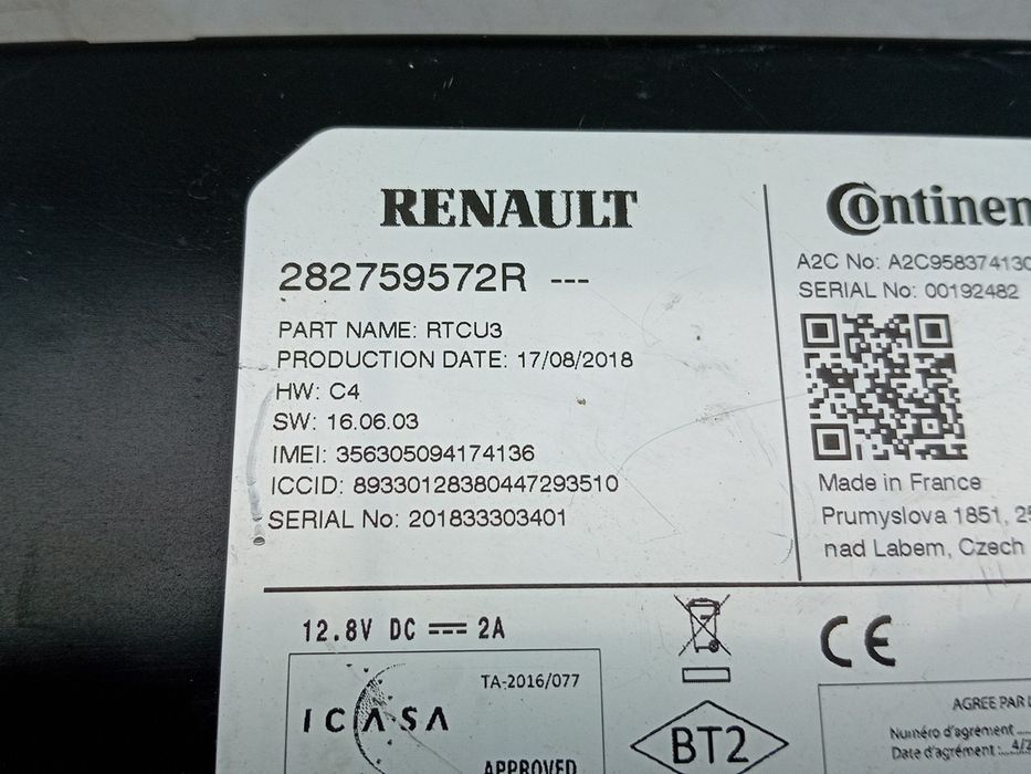 Módulo genérico RENAULT Kadjar (HA_, HL_)
