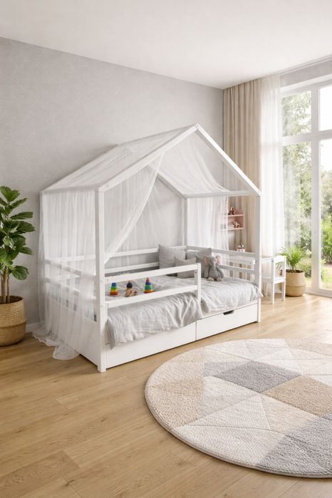 Ліжко кровать детская підліткове домик будиночок монтессорі горище