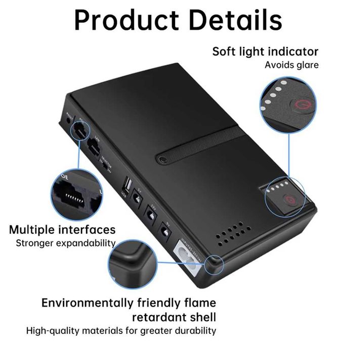 Новий DC UPS DC1018L для Wi-Fi роутерів, ONU/GPON/EPON-терміналів