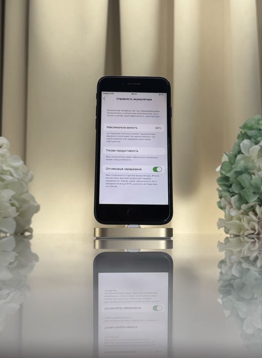 Оригінал iPhone 7 Jet Black 256GB Neverlock 98%АКБ (Магазин Гарантія)