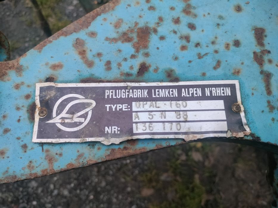 Pług 4 skibowy obrotowy Lemken Opal 110 przedpluzki opal 140 opal 110