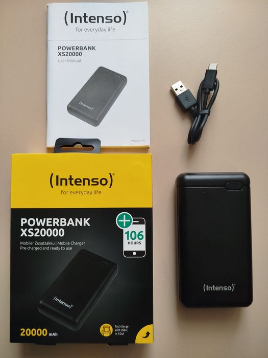 Повербанк Intenso XS20000 Black 20000 мАч, (Нові в наявності)