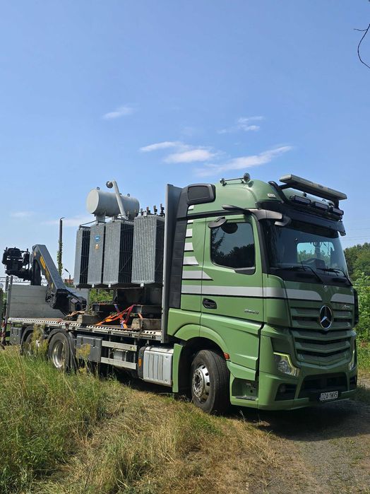 Transport HDS 6T | Przewóz maszyn, palet materiałów budowlanych