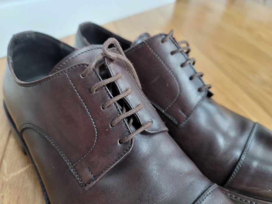 Туфлі чоловічі, коричневі
