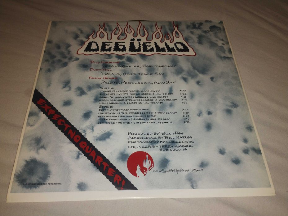ZZ Top Deguello LP