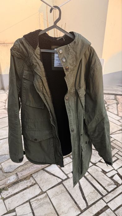 Parka / Casaco de Inverno Springfield Verde Tropa – Tamanho XL