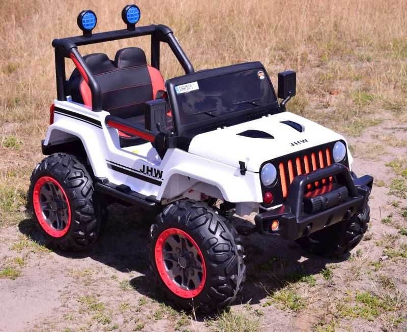 Auto samochód pojazd na akumulator JEEP 4x4 opcja bujania buggy autko