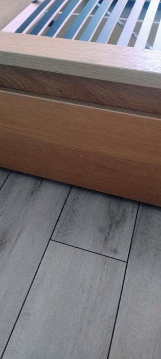 Łóżko IKEA Malm okleina dębowa