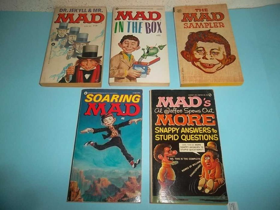 12 Livros de bolso Mad americanos dos anos 60