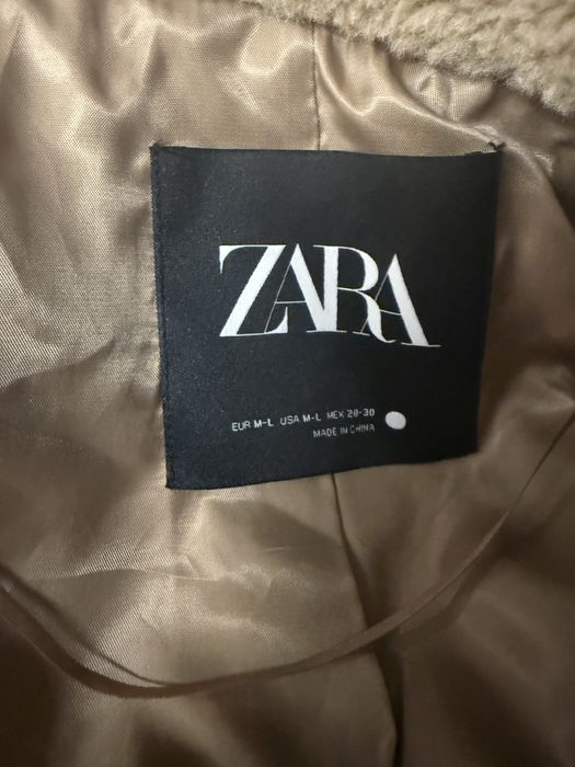 Шубка Zara тедді