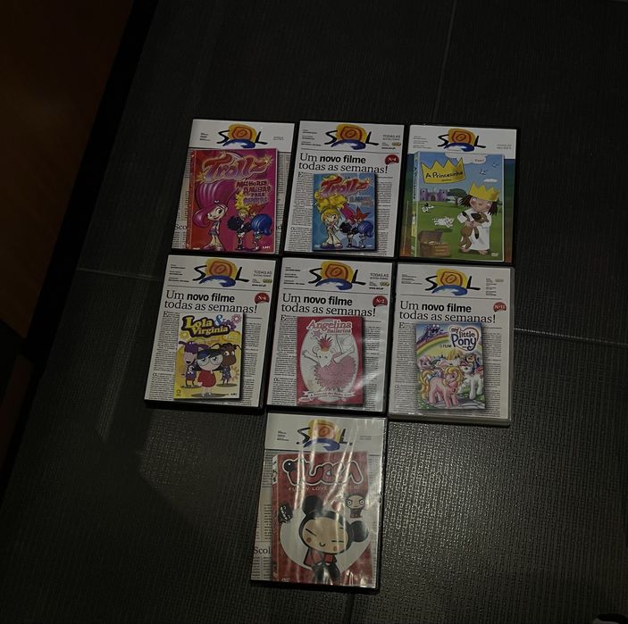 DVDs infantis diversos