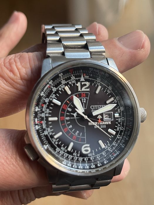 Relogio Citizen Promaster Air Nighthawk Eco-Drive Pilot