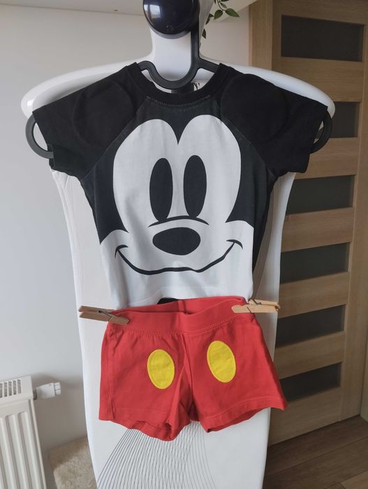 Myszka Miki (Mickey Mouse) koszuka + spodenki rozmiar 74