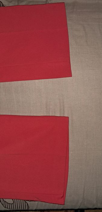 Брюки красные zara basic размер М