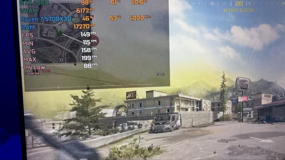 PC Gamer – RTX 4060, Ryzen 7 5700X3D, 32GB RAM, SSD 500GB