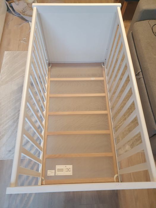 łóżeczko dziecięce IKEA SUNDVIC z materacem