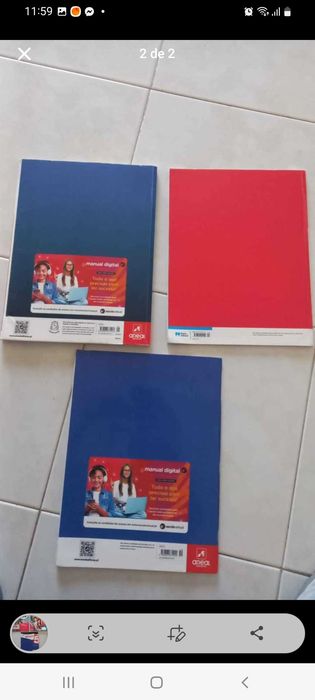 Livros escolares 6° ano