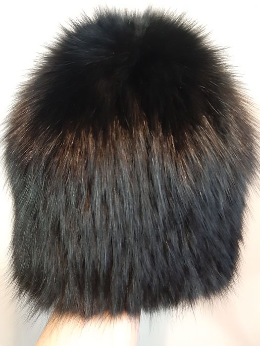 Шапка песець на резинці