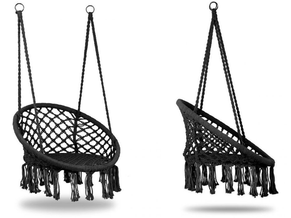 Fotel wiszący huśtawka ogrodowa bocianie gniazdo