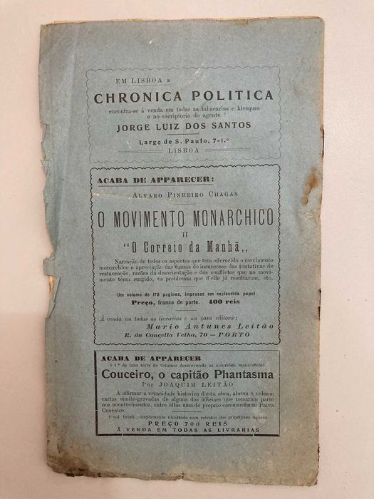 Chronica Politica Annibal Soares 1914
