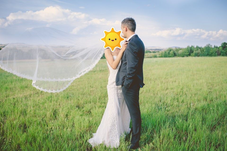 Piękna suknia ślubna