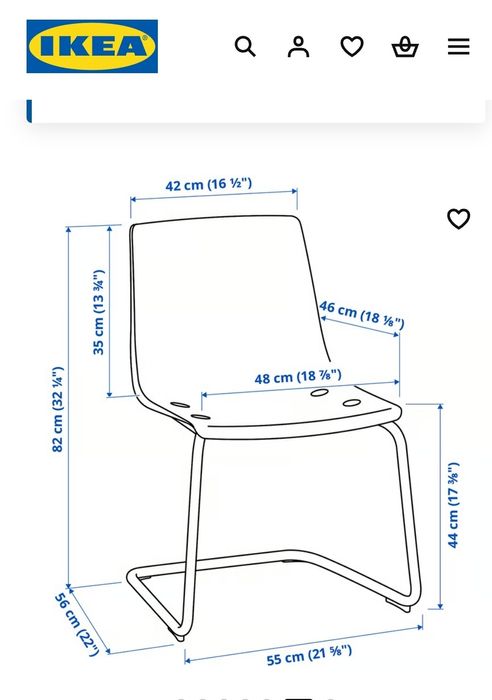 Stół + 4  Krzesła IKEA