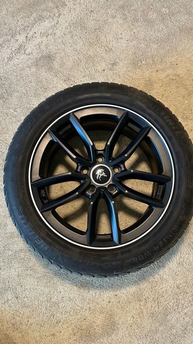 Jantes Keskin 17" 5x114.3 + Pneus Inverno 215/55R17 (Como Novas)