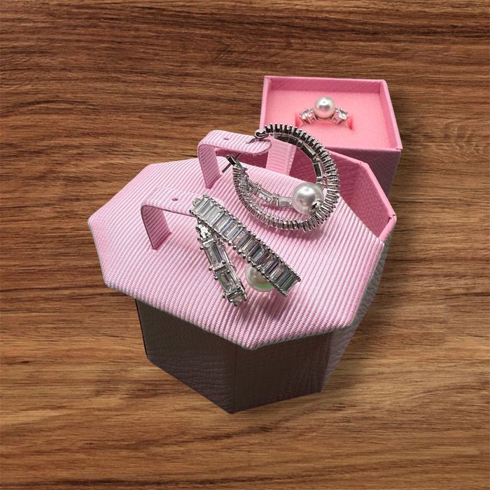 Сережки та каблучка Swarovski
