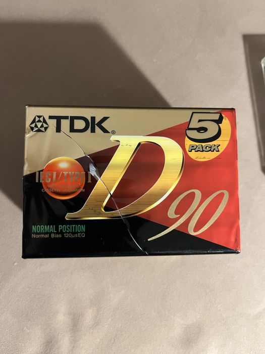 TDK 90 5 pack d -90 EA5 nowe