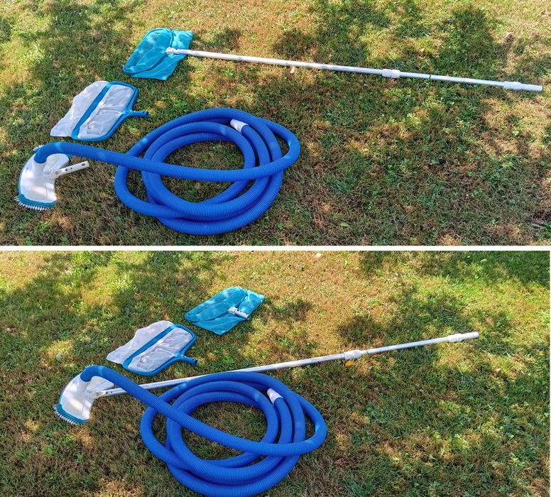 Sistema de água salgada Intex até 57m3, com bomba/filtro e acessórios.