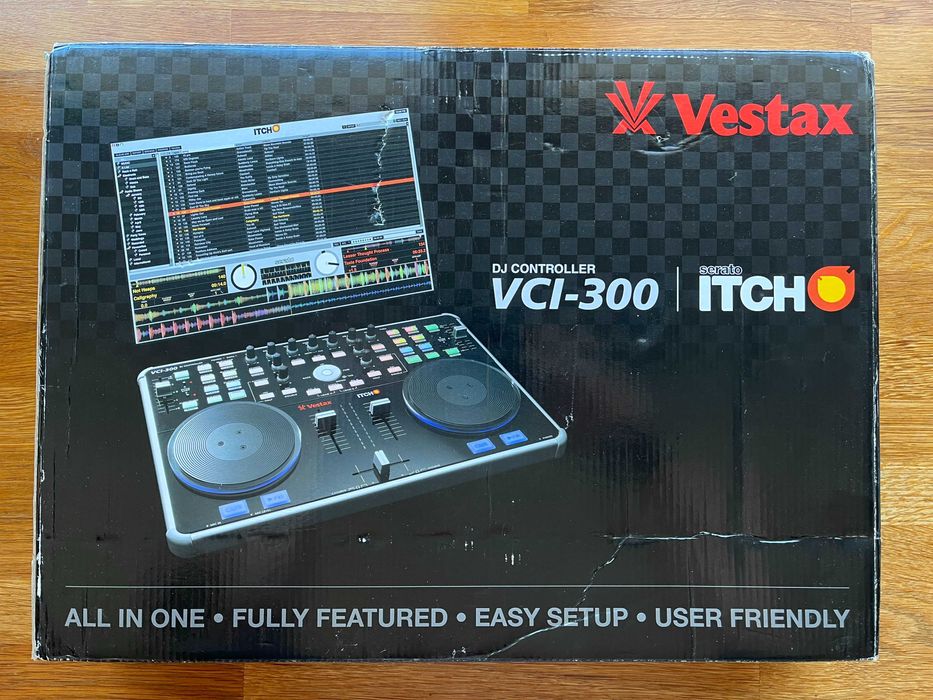 Kontroler DJ Vestax VCI-300 + Vestax VFX-1 + pokrowiec OrtofonDJ