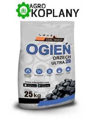 Węgiel orzech Ogień Ultra , do 29 MJ/KG 1550zł/t