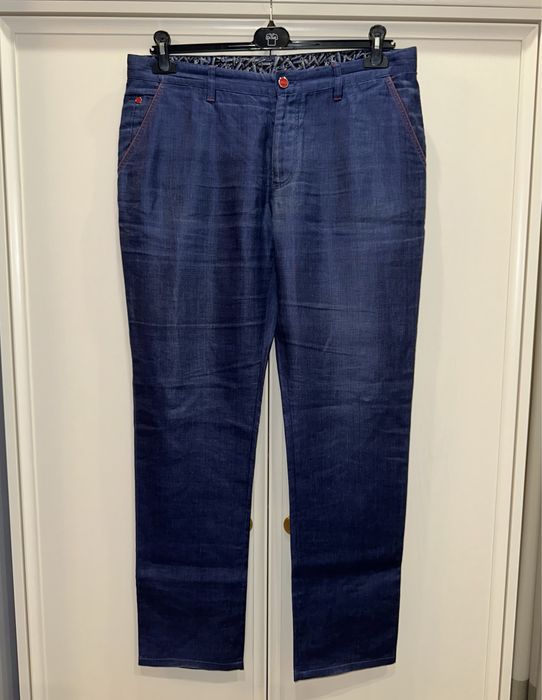 Льняные штаны-брюки Zilli