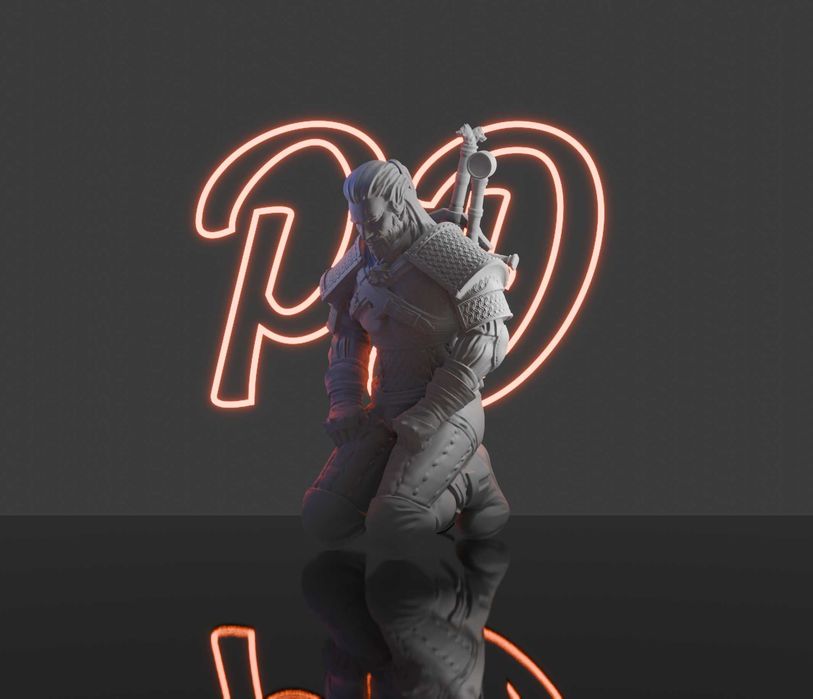 Geralt Wiedźmin figurka Medytacja