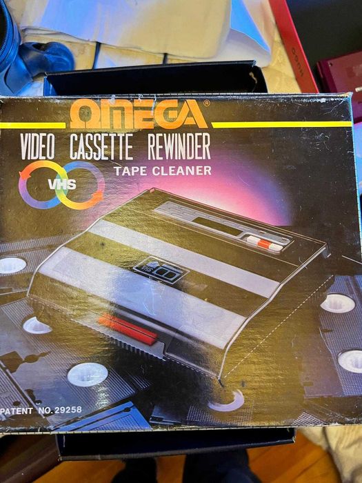 Rebobinador de cassetes VHS Omega