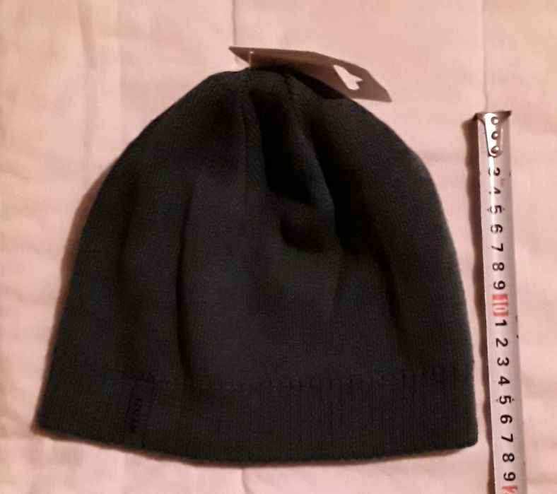 Gorro de ski adulto simples da Decathlon, azul petróleo, novo!