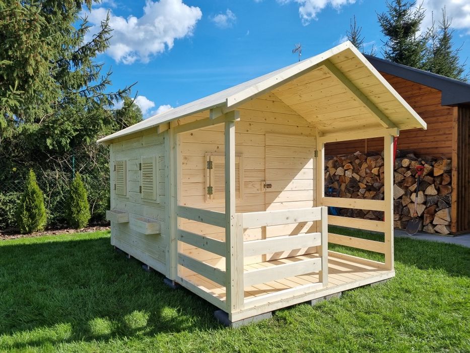 DUŻE domki drewniane dla dzieci