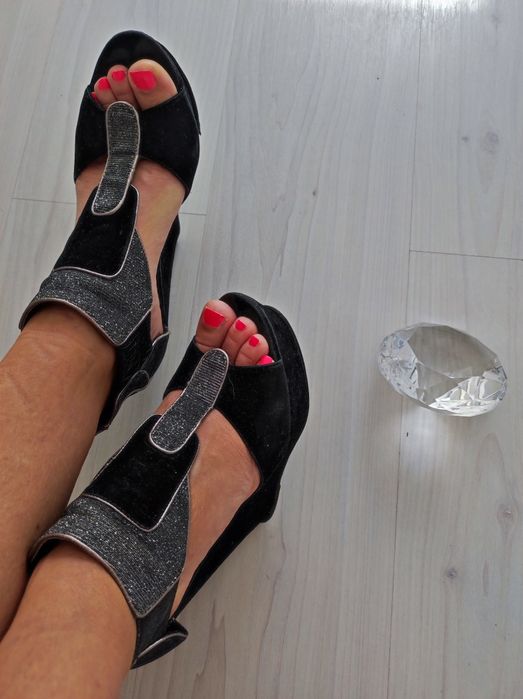 Sexy buty na koturnie