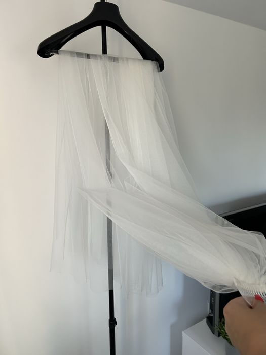 Welon w kolorze  ivory 170 cm