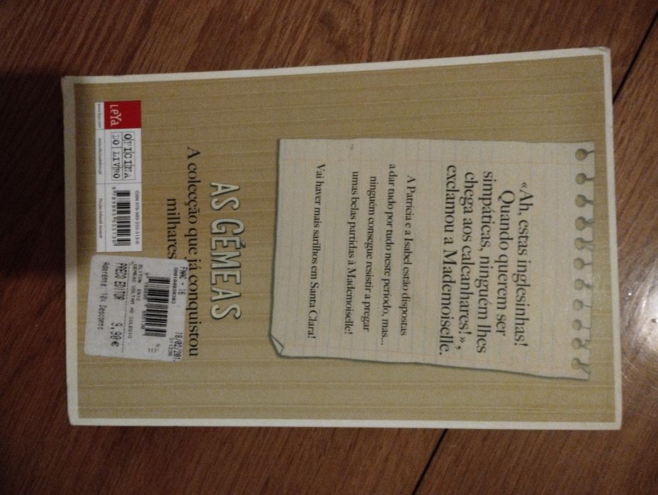 Livro: As gêmeas voltam ao Colégio