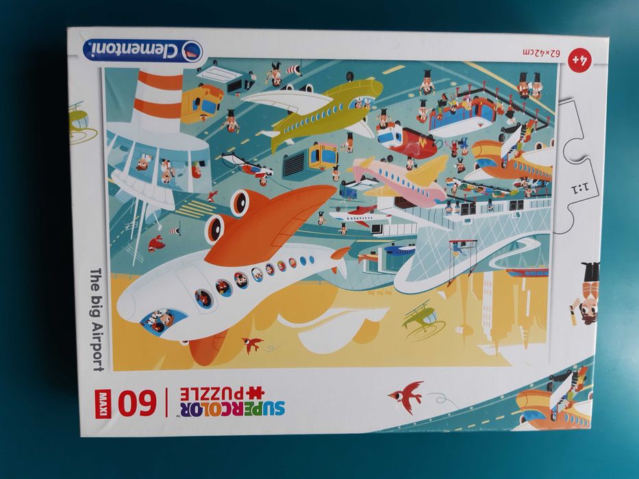 puzzle Clementoni, lotnisko, 60 elementów